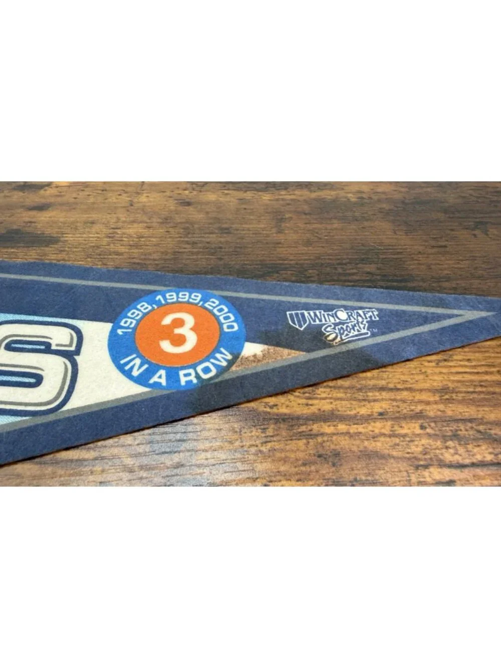 New York Yankees 2000 World Series Champions Subway Series Pennant 29.5 inches